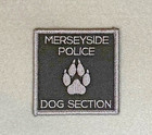 Extremely Rare Merseyside Police Dog Section Embroidered Iron-on Patch   