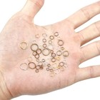 1000pcs O Ring Connectors Metal Open Jump Rings Set Jump Rings For Jewelry Makin