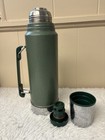 Vintage Aladdin Stanley Thermos Vacuum Bottle Green A-944dh Insulated