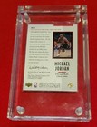 Michael Jordan 1999-00 Upper Deck Master Collection Game Worn Jersey Card  mjgj4