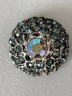 Vtg Color Clear Rhinestone Buttons Some Pot Metal Or Match 1 Plastic Lot 11 Read