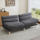 Ebello Convertible Futon Sofa Bed  67   Couch With Adjustable Backrest   Armrest