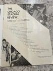 Nov 1935 Chicago Black Hawks Vs Ny Rangers Program Stadium Review Howie Morenz