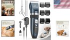 Cordless Dog Grooming Clippers - Professional Grade  Safe   Easy For Home Use