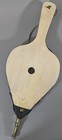 Vintage Hand Painted Floral Fireplace Bellows Folk Art Wood Leather Brass 19 