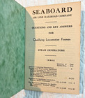 1947 Seaboard Airline Rr Questions   Answers Locomotive Steam Generator Booklet