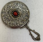 800 Silver Hand Mirror Italy 4 5 Inch