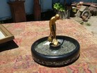 Art Deco Signed Louis Schmidt-felling Bronze Nude Gathering Water Sculpture