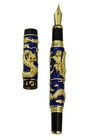 Handmade Jinhao Cloisonne Fountain Pen Double Dragon Ef f m bent Craft Gift Pen