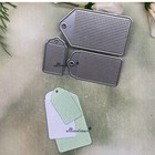 Cross Stitch Tag Metal Cutting Dies - 3pc Set For Scrapbooking   Card Making