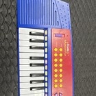 Kids Musical Fun Electronic Toy Keyboard Piano 1996 Mpn 980096 Blue red 4-7