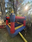 Blast Zone Inflatable Bounce House Castle Bouncer Moonwalk Red blue yellow