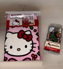 Hello Kitty Pink Shower Curtain Berry Wreath 70 X 72 And 12 Curtain Hooks Nwt 