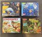 Melissa   Doug 48-100 Piece Floor Jigsaw Puzzle Lot Of 4 Sea Dinosaur Solar Sea