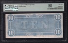 T-68 1864  10 Csa Confederate States Of America Note Pmg About Unc-58epq  b 