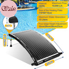 2pcs Solar Pool Heater With Adjustable Legs For Above Ground Pools