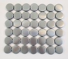 100 Crimped Silver Beer Bottle Caps Crown Crafts Only Not For Brewing Gray