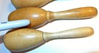 3 Vintage Wood Darning Eggs Sock Darners Wooden Egg Sewing Tool Mending Notions