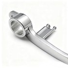 Motorcycle Silver Unfoldable Rear Brake Pedal Foot Lever Compatible With 2006 