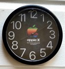 Vintage Apple Computer Apple Ii Promotional 8 Inch Office wall Clock Steve Jobs