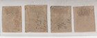 Australia Victoria 1850 First Issues Scott  1  3  4  7 High Catalog Values
