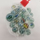 New Cat s Eye Glass Marbles 200 16mm   10 Shooters 22mm Set Taiwan Vintage Toy