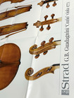 Original Strad Poster Viola 1773 G b  Guadagnini  cozio  Folded 33x27 Technical