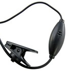 4x Hqrp External Ear Loop 2pin Headset Ptt Mic For Motorola Series Radio Devices