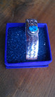Navajo Sterling Silver Turquoise Cuff By Jimmy Yazzie   28 Grams