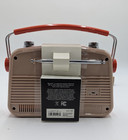 Retro Portable Am fm Bluetooth Radio Tonal Orange  Hearth   Hand    With Magnolia 