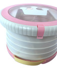Foldable Potty Training Seat For Toddler Portable Travel Toilet Non Slip Pink