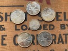 Lot Of 6 Canadian Silver Coins 80  Quarters And Dime Silver From Canada