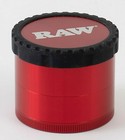 Raw Life 4-piece Herb Grinder Version 3 V3 - Red