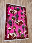 Handmade Vintage Oriental Rug   Opium   Skeletons Design   Boho Tribal Decor