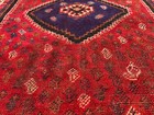 5x8 Vintage Handmade Rug Antique Oriental Hand-knotted Geometric Old Worn Tribal