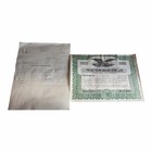 1986 David Rasche Signed Filthy Lucre Productions Stock Certificate  1   Letter
