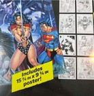 Crayola Art With Edge Justice League Coloring Book Full Color Poster Dc Comics