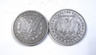 1878  1 Morgan Silver Dollar -lot Of 2  1 Philadelphia And 1 San Francisco Mint