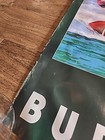 Vintage Budweiser Beer Poster   Washington Bud Sailing   1987   32  X 22    Rare