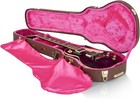 Gator Cases Deluxe Wood Case For Les Paul Electric Guitars  Brown  gw-lp-brown 