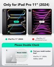 For Ipad Pro 11 Inch Case  m4  5th Gen 2024  Shockproof Bumper Clear Slim Cover