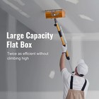 Drywall Flat Box 10inch Wide Quick Clean Aluminum Finishing Mud For Plasterboard