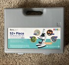 Amscope 52pc 120x-1200x Kids Starter Compound Microscope Portable Science Kit  