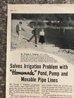 1951 Texaco Farm Products Print Ad George Tinkham Cape Charles Virginia Vtg 50s