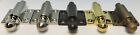 Window Sash Ventilating Bolt Latch Vent Lock Air 3 Strike Plates Heights Brass 
