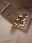 Gorham Sterling Silver Round Napkin Rings  6290 Orig Box W  Mono