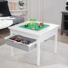 Life Finds Kids  Play Table With Storage Drawers Designed For Lego Bricks