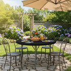 Fitted Round Table Cover With Elastic  2-pack  Reusable   Non-slip