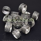 Bulk    Spinners Meditation Rings 10pcs Wholesale Lot 925 Silver Plated Jewelry