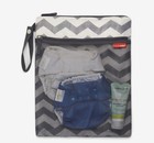 Skip Hop Grab   Go Wet dry Diaper Bag Chevron New